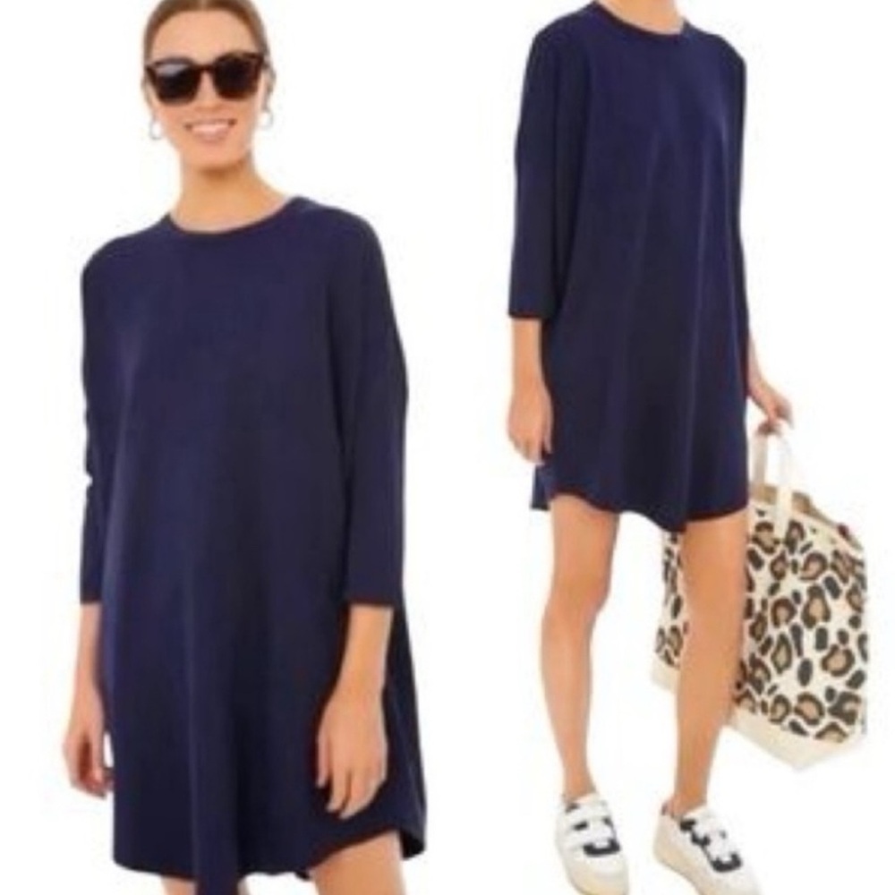 Pomander Place Deep Blue Mini Dress